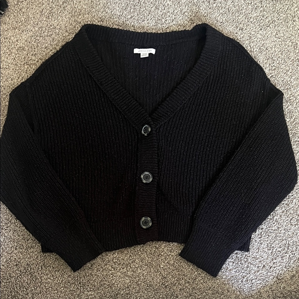 American Eagle Outfitters Black Women's Cardigan